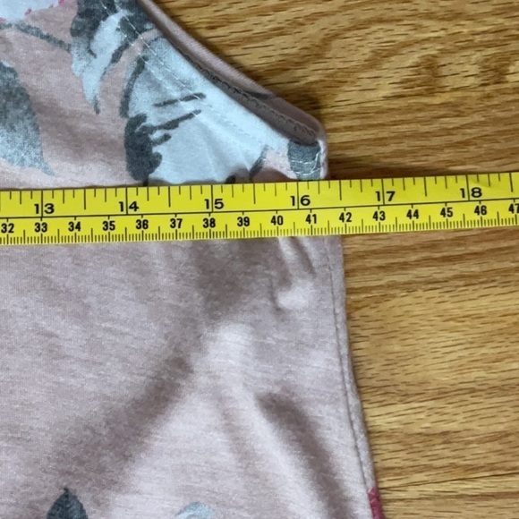 ALWAYS Anna Blush Floral Sleeveless Top - Picture 5 of 7